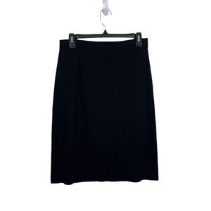 Exclusively Misook Women’s Black Acrylic Pencil Pull On Skirt Size S